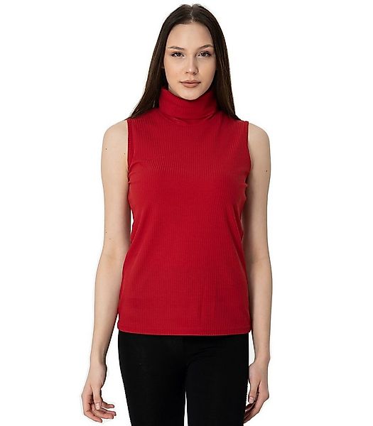 Mellice Rollkragenshirt Damen Ärmellos Shirt mit Rollkragen günstig online kaufen