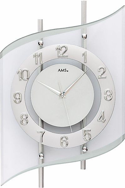AMS Funkwanduhr F5506 (Quarzuhr,Wohnzimmer,Esszimmer,Küche,Made in Germany, günstig online kaufen