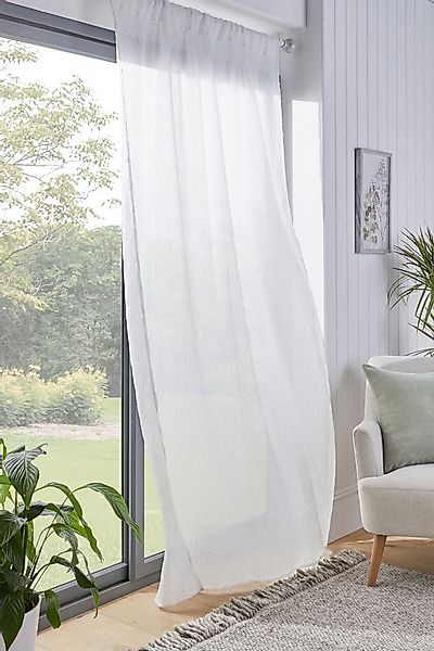 Next Gardine Transparente Voile-Bahnenvorhänge mit Schlaufen (1 St) günstig online kaufen