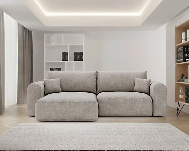 Kaiser Möbel Ecksofa Ecksofa mit Schlaffunktion und bettkasten, NOVO Links/ günstig online kaufen