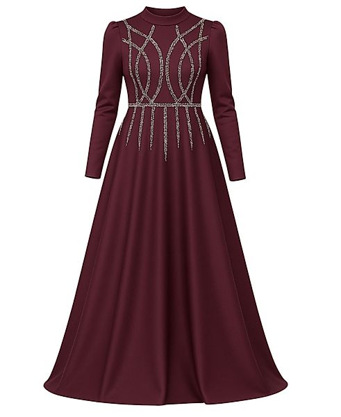 fashionshowcase Satinkleid Satinkleid Maxikleid in Satinoptik günstig online kaufen