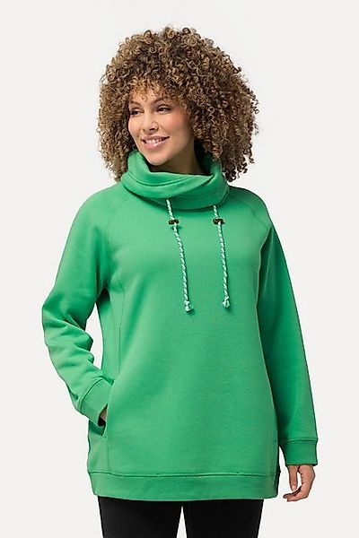 Ulla Popken Sweatshirt Sweatshirt weiter Stehkragen günstig online kaufen
