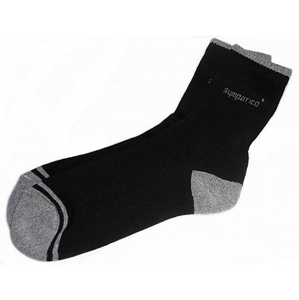 Sympatico Tennissocken Crew (Baumwolle) schwarz - 3 Paar günstig online kaufen