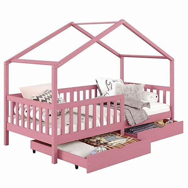 IDIMEX Kinderbett ELEA, Hausbett Montessori Tipibett Kinderbett 90 x 200 Ki günstig online kaufen