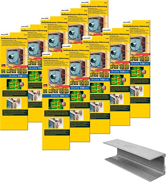 SCHELLENBERG Rollladenkastendämmung »3-teilig, 100 x 28,5 x 1,3 cm« Set, 10 günstig online kaufen