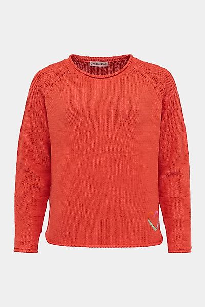 Zaubermond Strickpullover Strickpullover mit Stickerei in günstig online kaufen