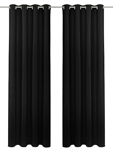OTTO home Vorhang SOLA (1 St), Ösen, verdunkelnd, Polyester, blickdicht, Ös günstig online kaufen