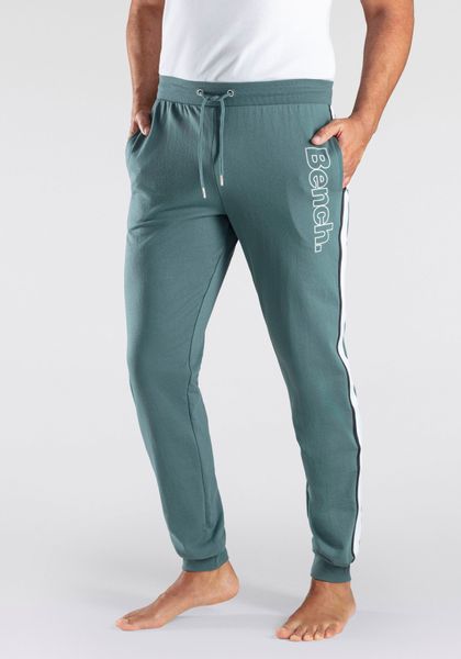 Bench. Loungewear Sweathose mit aufgesetzten Streifen an der Seite und Logo günstig online kaufen