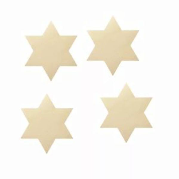 Glas-Set 'Star' 4er-Set gold günstig online kaufen