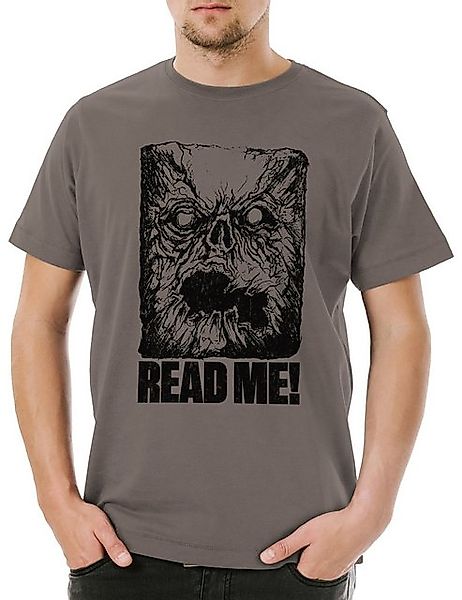 Urban Backwoods Print-Shirt Read Me ! Necronomicon Herren T-Shirt Satan Lov günstig online kaufen