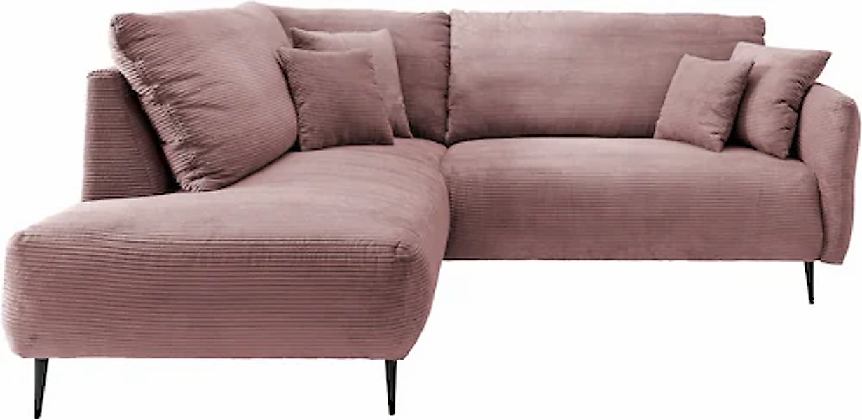 Home affaire Ecksofa »Vanilla L-Form« Armlehnenfunktion günstig online kaufen