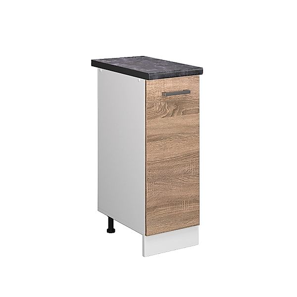 Vicco Apothekerschrank R-Line Medizinschrank für die Küche Sonoma/Weiß 30 c günstig online kaufen