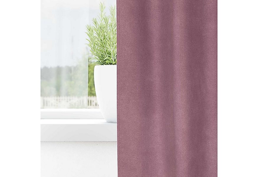 vidaXL Vorhang Verdunkelungsvorhänge 2 pcs Dunkelrosa 140 x 245 cm Samt (2 günstig online kaufen