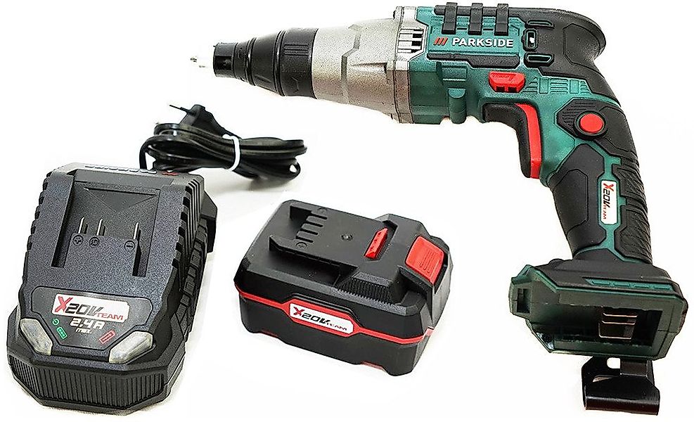 Parkside Akku-Trockenbauschleifer 20V Akku Schnellbauschrauber PTBSA günstig online kaufen