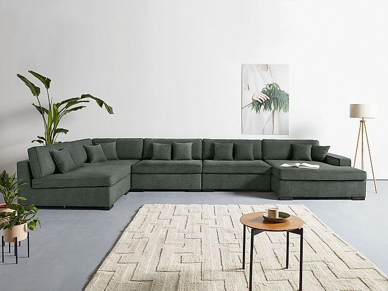 Guido Maria Kretschmer Home&Living Wohnlandschaft Skara XXL U-Form, Lounge- günstig online kaufen