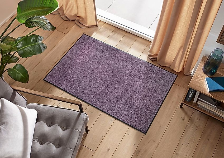 wash+dry by Kleen-Tex Fußmatte "Trend Uni, Schmutzfangmatte, waschbar" rech günstig online kaufen