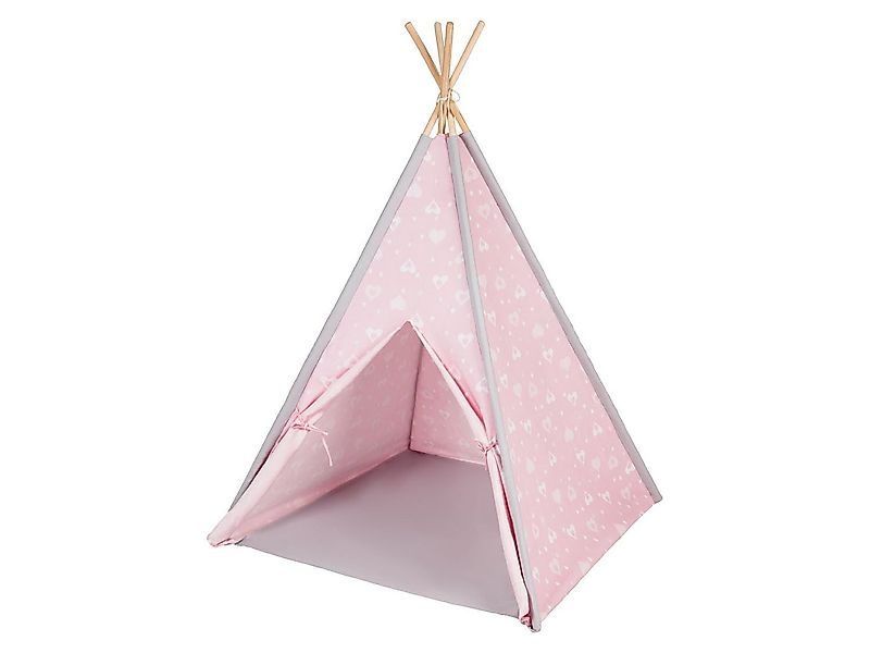 Playtive Spielzelt Kinder Tipi Zelt rosa Mädchen Kinderzelt ab 11/2 Jahre m günstig online kaufen