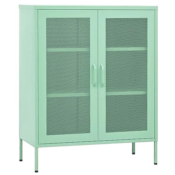 Lagerschrank Minzgrün 80x35x101,5 Cm Stahl günstig online kaufen