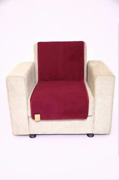 Linke Licardo Sitzflächenschoner 175 x 47 cm Sitzauflagen bordeaux günstig online kaufen