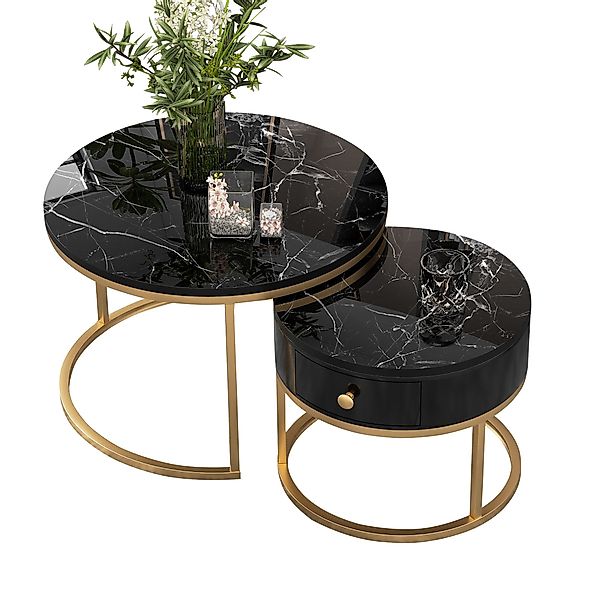 OKWISH Couchtisch Moderner Nesting Couchtisch (2-St., günstig online kaufen