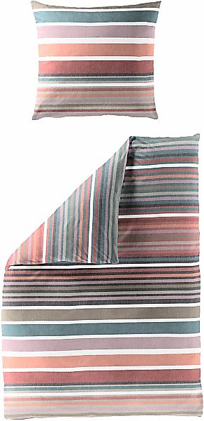 BIERBAUM Bettwäsche "4067" 2 Stk. tlg. Renforce, 100 % Baumwolle, pflegelei günstig online kaufen