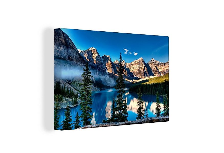 OneMillionCanvasses® Leinwandbild Nebliger Morgen über dem nordamerikanisch günstig online kaufen