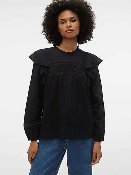 Vero Moda Spitzenbluse VMTRINE LS LACE günstig online kaufen