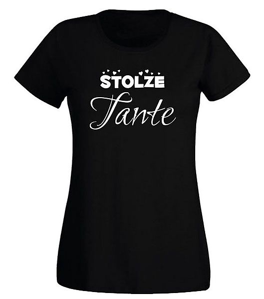 G-graphics T-Shirt Damen T-Shirt - Stolze Tante Slim-fit, mit Frontprint, m günstig online kaufen