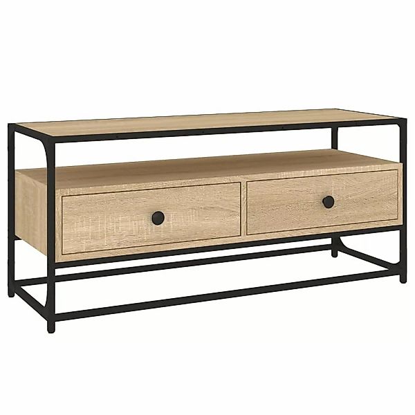 Vidaxl Tv-schrank Sonoma-eiche 100x35x45 Cm Holzwerkstoff günstig online kaufen