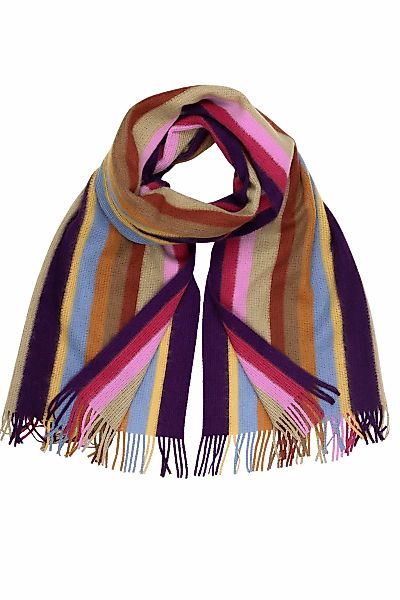 COLLEZIONE ALESSANDRO Wollschal "Farbstreifen", in modischen Farben, Made i günstig online kaufen
