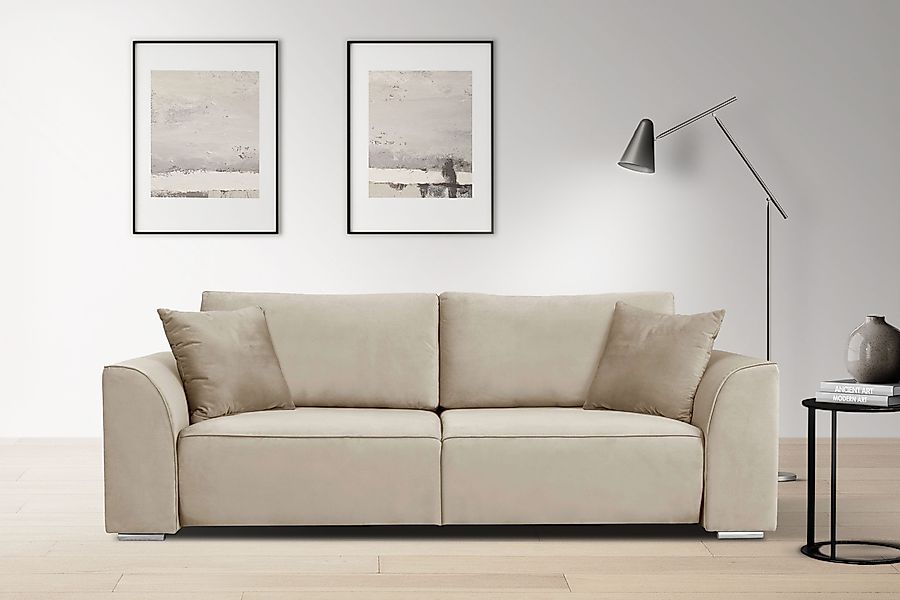 INOSIGN 3-Sitzer "BEATRICE auch als Schlafsofa mit Bettkasten, B/T/H 250/10 günstig online kaufen