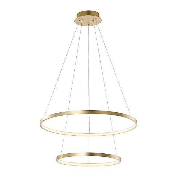 Just Light Pendelleuchte Circle Gold Ø 50 cm günstig online kaufen