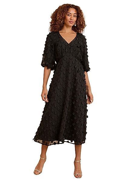 Love & Roses Midikleid Love & Roses Midikleid mit 3D-Blumen, Regular (1-tlg günstig online kaufen