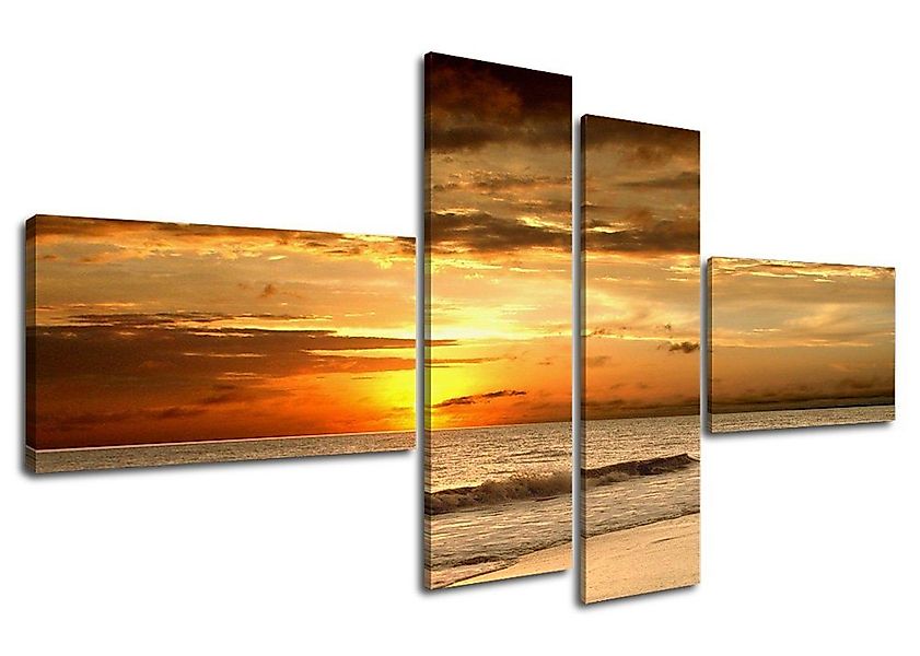 Visario Kunstdruck 4 er Set auf Leinwand Visario 160 x 70 cm fertig zum Auf günstig online kaufen