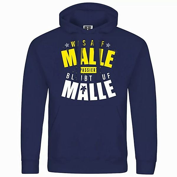 deinshirt Kapuzenpullover Herren Kapuzenpullover Was auf Malle passiert Mit günstig online kaufen