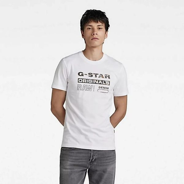 G-Star RAW T-Shirt Distressed Originals Slim R T (1-tlg) günstig online kaufen