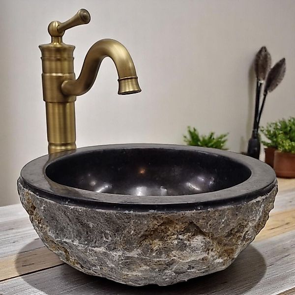 Kinaree Waschbecken Badezimmer Handwaschbecken Marmor natur, günstig online kaufen