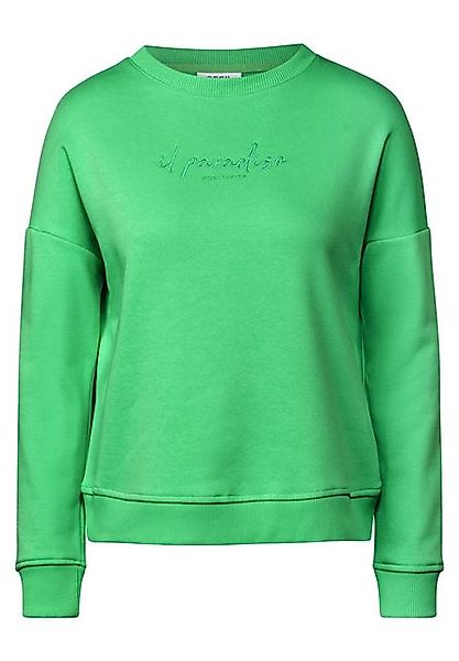 CECIL Rundhalspullover Cecil / Da.Sweatshirt / Basic Sweatshirt with Embroi günstig online kaufen