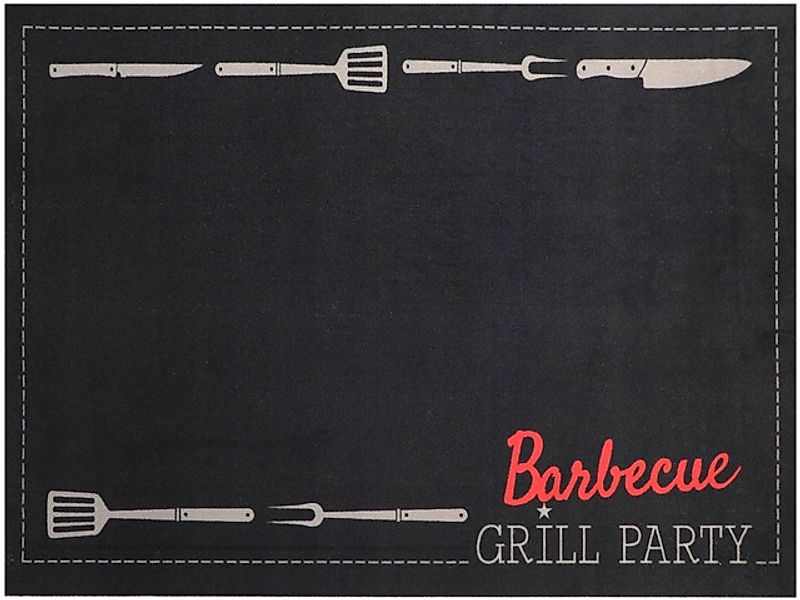 Primaflor-Ideen in Textil Fußmatte »BBQ Grillunterlage GRILL PARTY, Made in günstig online kaufen