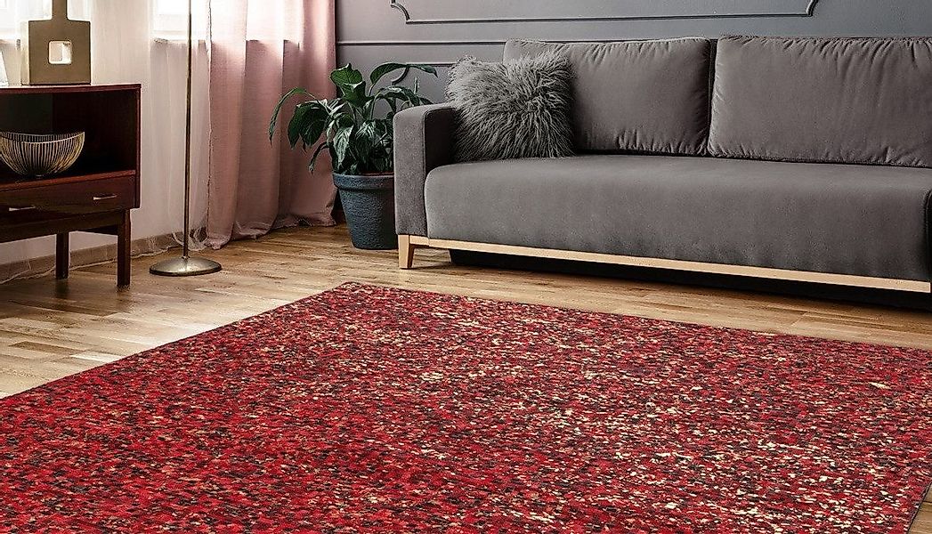 calo-deluxe Fellteppich »Vezzana 615«, rechteckig, 5 mm Höhe, echtes Rinder günstig online kaufen