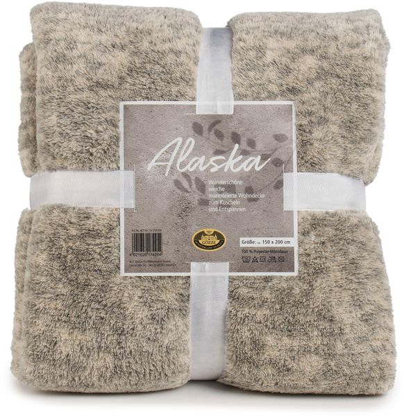 Gözze Wohndecke "Alaska" marmorierte Optik, kuschelig günstig online kaufen