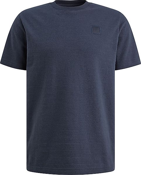 PME Legend T-Shirt Jacquard Stripe Navy - Größe 3XL günstig online kaufen