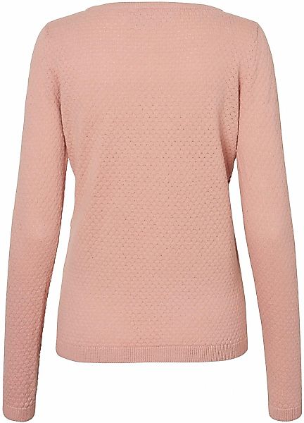 Vero Moda Rundhalspullover "VMCARE STRUCTURE LS O-NECK BLOUSE", aus Bio-Bau günstig online kaufen