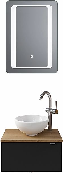 Saphir Badmöbel-Set "Serie 6915" 4 Stk. tlg. Gäste-Bad, 51 cm breit, mit LE günstig online kaufen