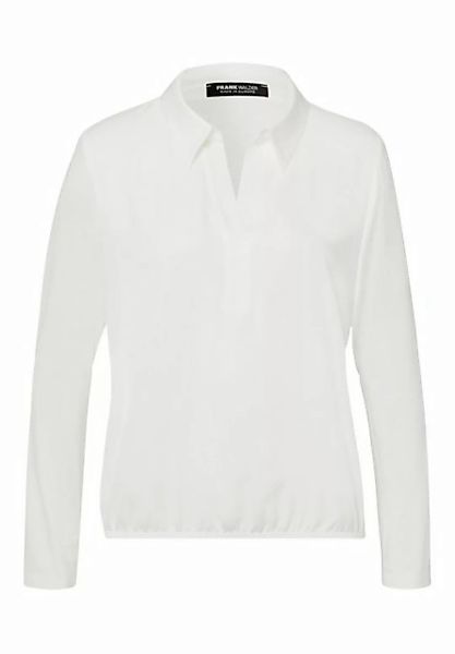 FRANK WALDER Langarm-Poloshirt mit Poloblende günstig online kaufen