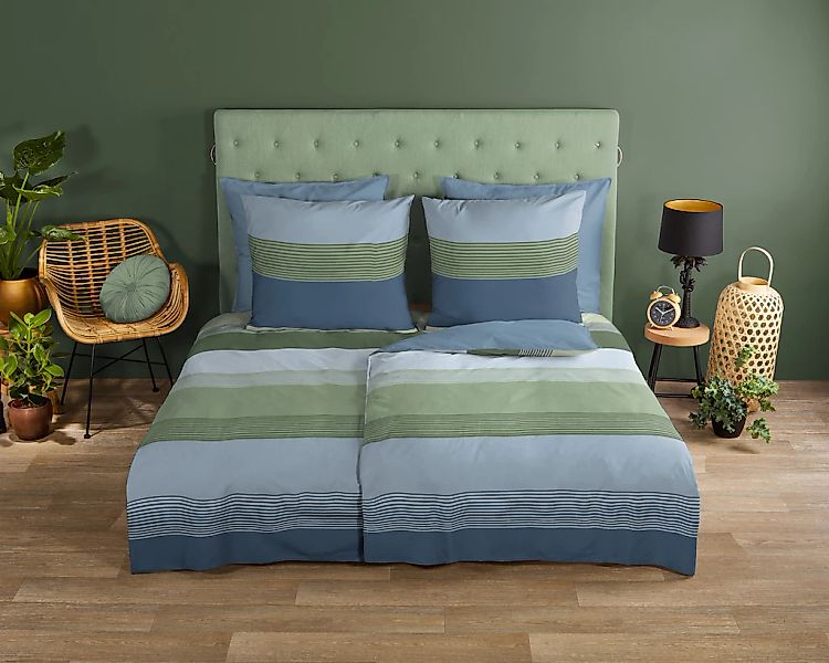 good morning Wendebettwäsche "Mali" 2 Stk. tlg. Baumwolle, Renforcé, Reißve günstig online kaufen