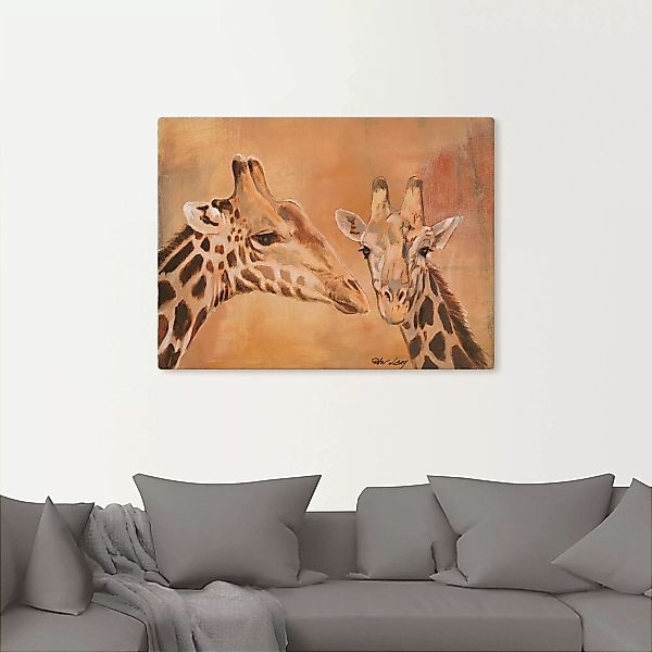 Artland Wandbild "Giraffen", Wildtiere, (1 St.), als Alubild, Outdoorbild, günstig online kaufen