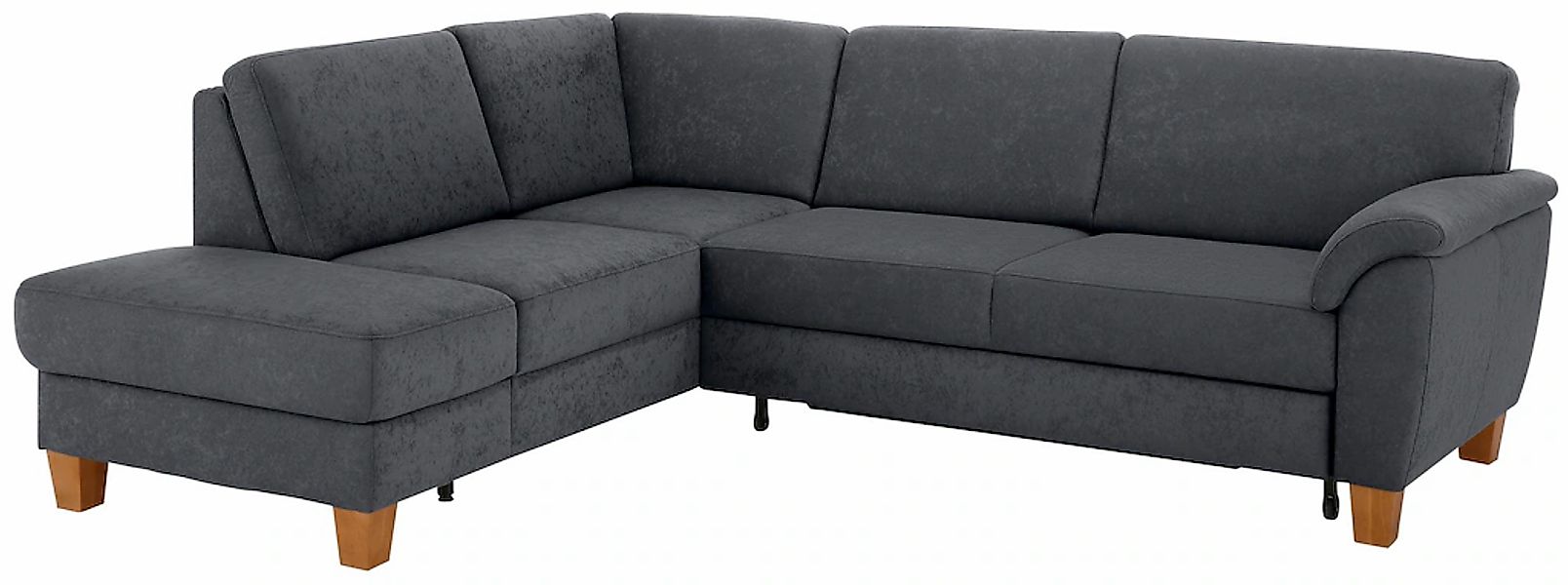Home affaire Ecksofa »Alta L-Form«, mit Federkern und Kontrastnaht, Füße Bu günstig online kaufen