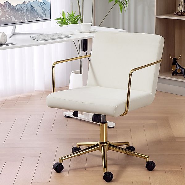 HOMCOM Bürostuhl 360° Drehstuhl mit Samtoptik, günstig online kaufen