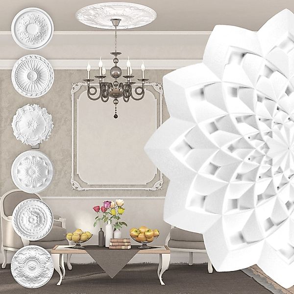 marbet design Wanddekoobjekt R-33 (Stuckrosette aus günstig online kaufen